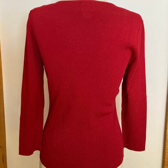 Hearts of Palm Swirl Beaded Knit Top - Picture 10 of 10